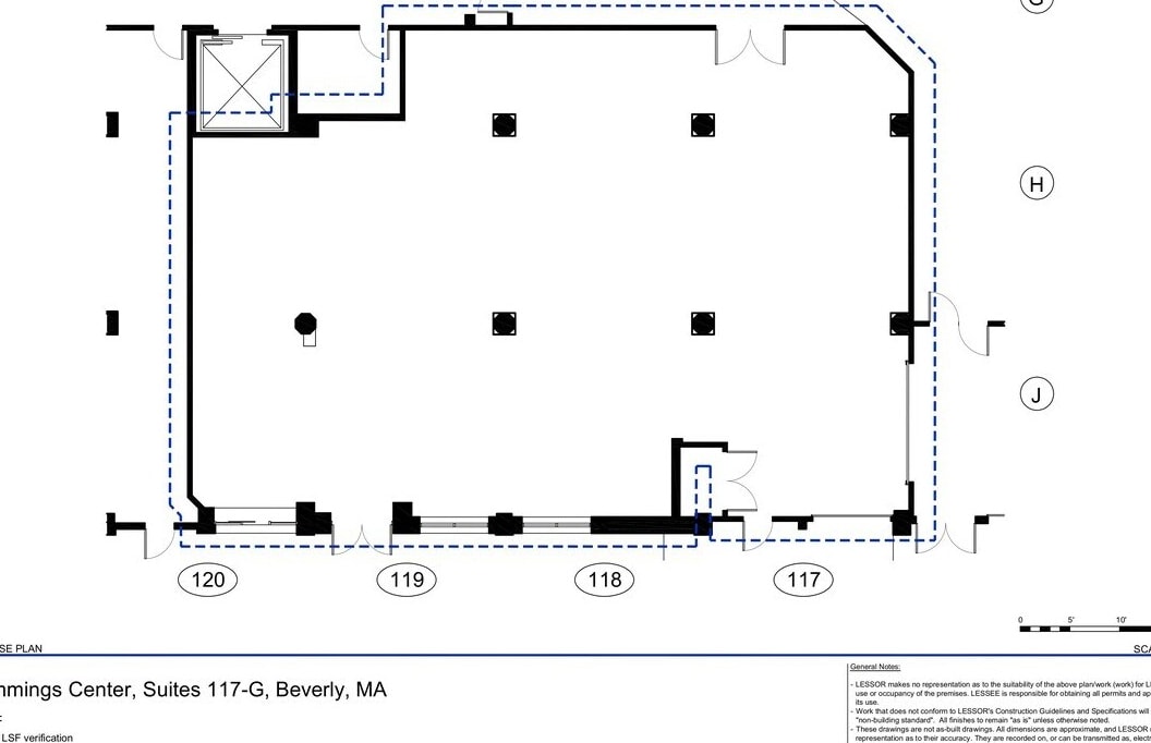 100 Cummings Ctr, Beverly, MA à louer Plan d’étage– Image 1 sur 1
