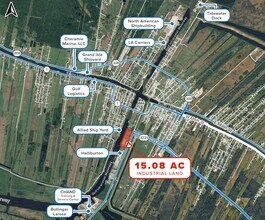 1817 Highway 24, Larose, LA - Vue aérienne vue de carte