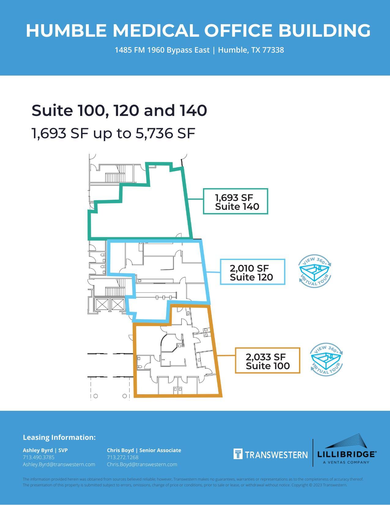 1485 FM 1960 Byp E, Humble, TX à louer Plan d’étage– Image 1 sur 1
