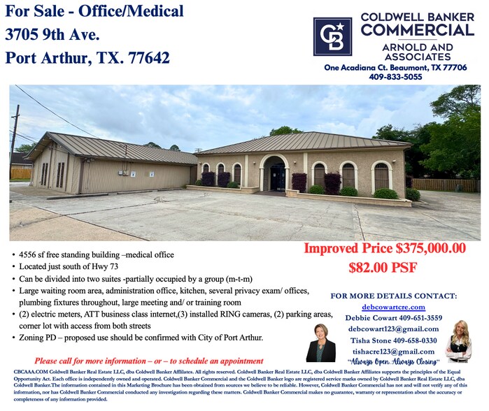 3705 9th Ave, Port Arthur, TX à vendre - Photo de l’immeuble – Image 1 sur 4