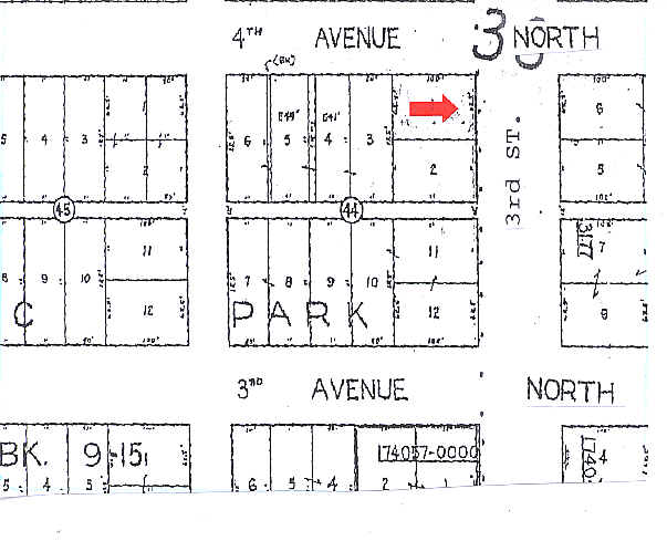 434 3rd St N, Jacksonville Beach, FL à vendre - Plan cadastral – Image 2 sur 3