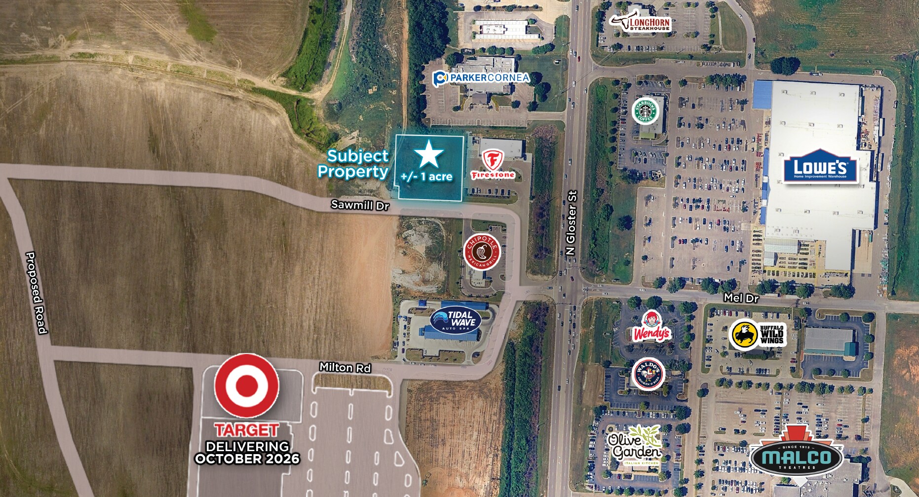 0 Sawmill Dr, Tupelo, MS à louer Photo de l’immeuble– Image 1 sur 3