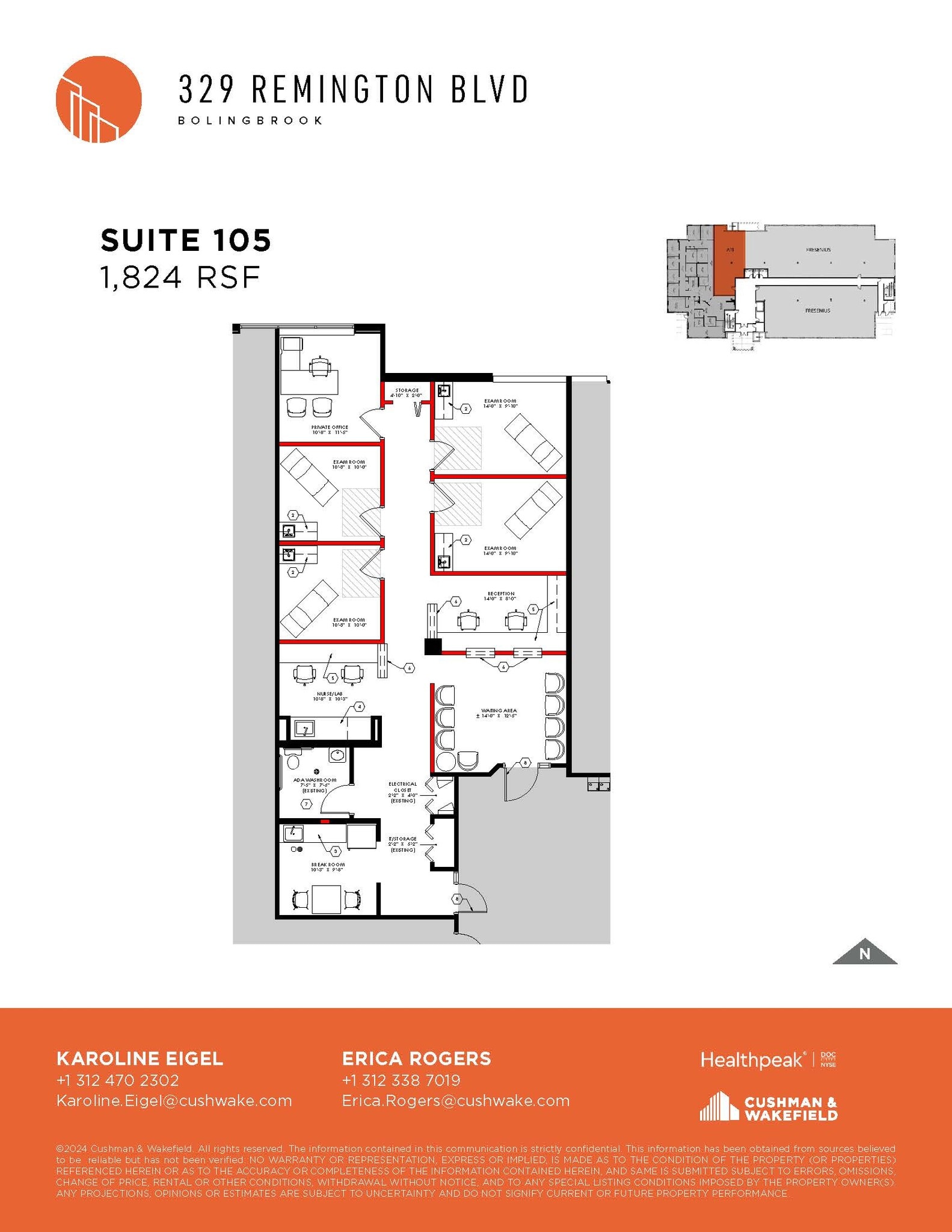 329 Remington Blvd, Bolingbrook, IL à louer Plan d’étage– Image 1 sur 1