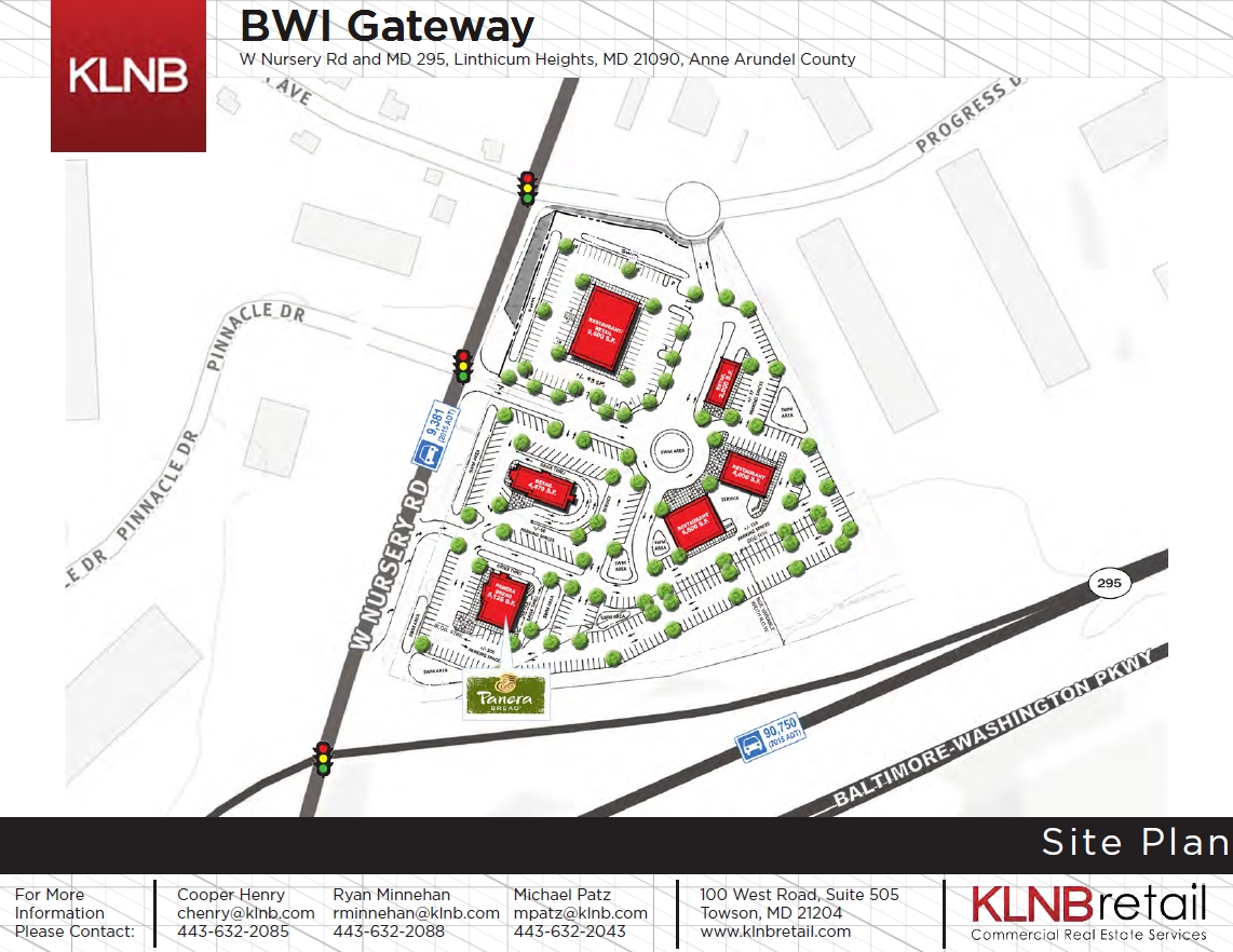 W Nursery Rd, Linthicum Heights, MD à louer Plan de site– Image 1 sur 1