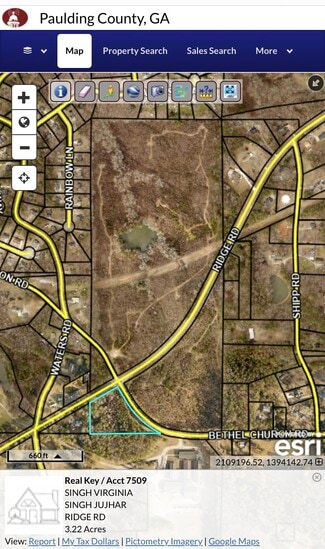 Plus de détails pour 0 Ridge Rd, Hiram, GA - Terrain à vendre