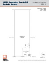 14944 Shoemaker Ave, Santa Fe Springs, CA à louer Plan de site– Image 1 sur 6
