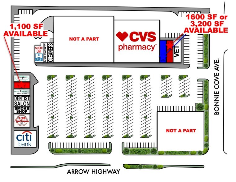 411-441 E Arrow Hwy, Glendora, CA à louer - Photo de l’immeuble – Image 2 sur 9