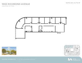 9800 Richmond Ave, Houston, TX à louer Plan d’étage– Image 1 sur 1