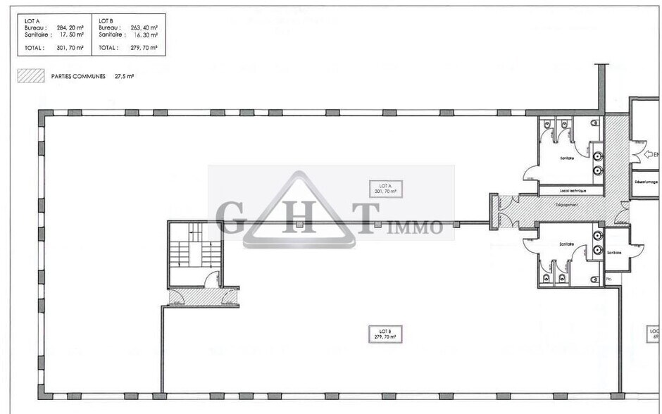 Bureau dans Serris à louer - Plan d’étage – Image 1 sur 2