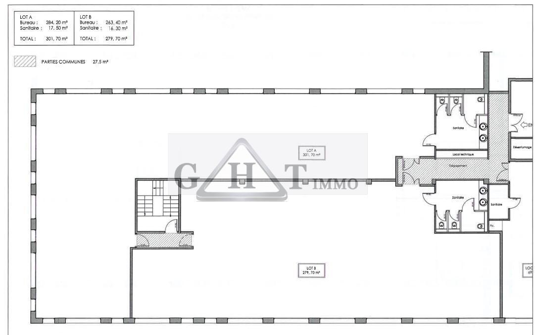 Bureau dans Serris à louer Plan d’étage– Image 1 sur 3