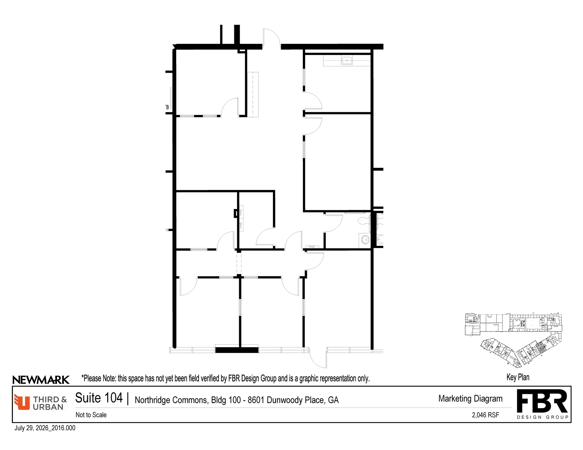 8601 Dunwoody Pl, Sandy Springs, GA à louer Plan d’étage– Image 1 sur 2