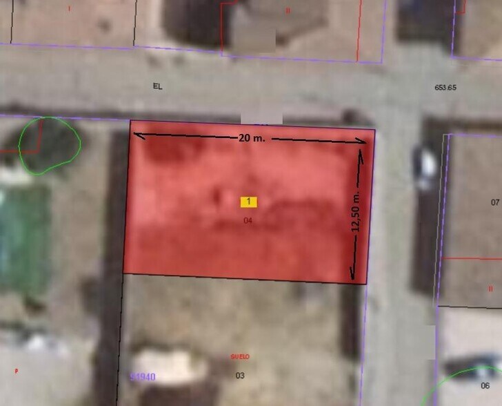 Terrain dans Lorca, Murcia à vendre - Plan de site – Image 2 sur 5