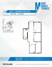 3470 Mt Diablo Blvd, Lafayette, CA à louer Plan d’étage– Image 1 sur 1