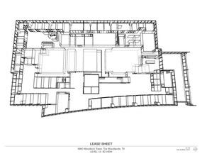 9950 Woodloch Forest Dr, The Woodlands, TX à louer Plan d’étage– Image 2 sur 2
