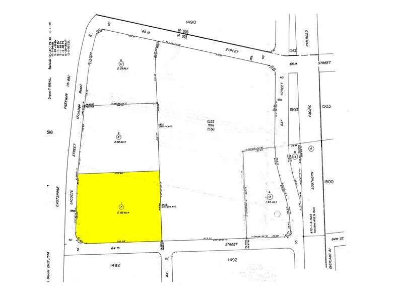 6425 Christie Ave, Emeryville, CA à louer - Plan cadastral – Image 2 sur 7