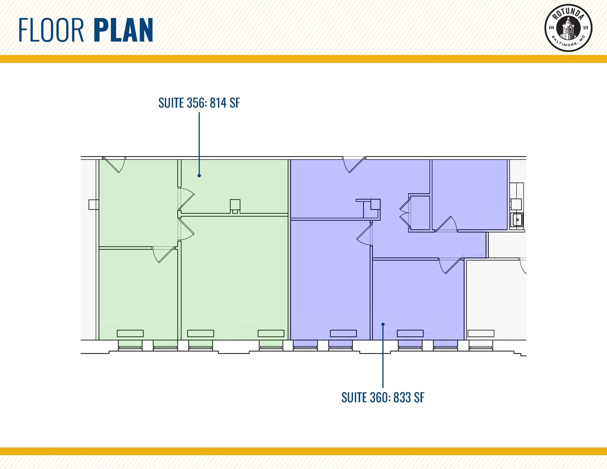 711 W 40th St, Baltimore, MD à louer Plan d’étage– Image 1 sur 1