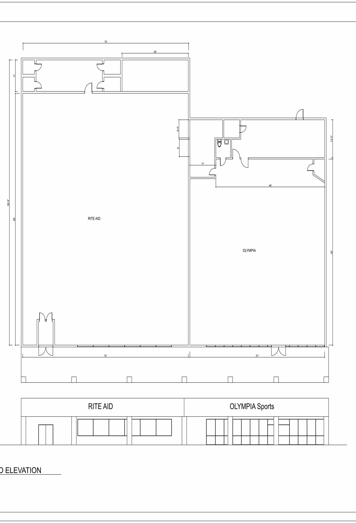 1000 N Elmira St, Sayre, PA à louer Plan d’étage– Image 1 sur 1
