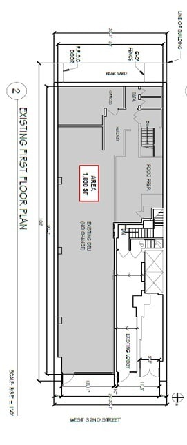 12 W 32nd St, New York, NY à louer Plan d’étage– Image 1 sur 1