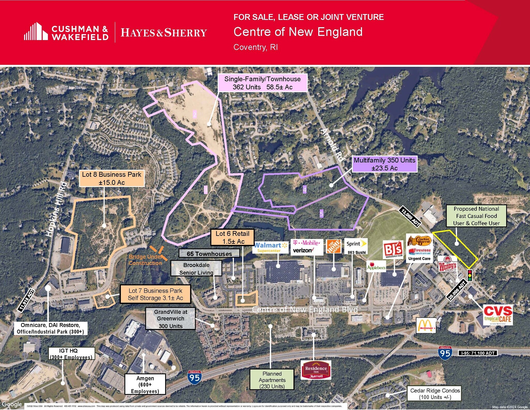 Center Of New England Land Parcels Multi, West Greenwich, RI à vendre Aérien– Image 1 sur 2