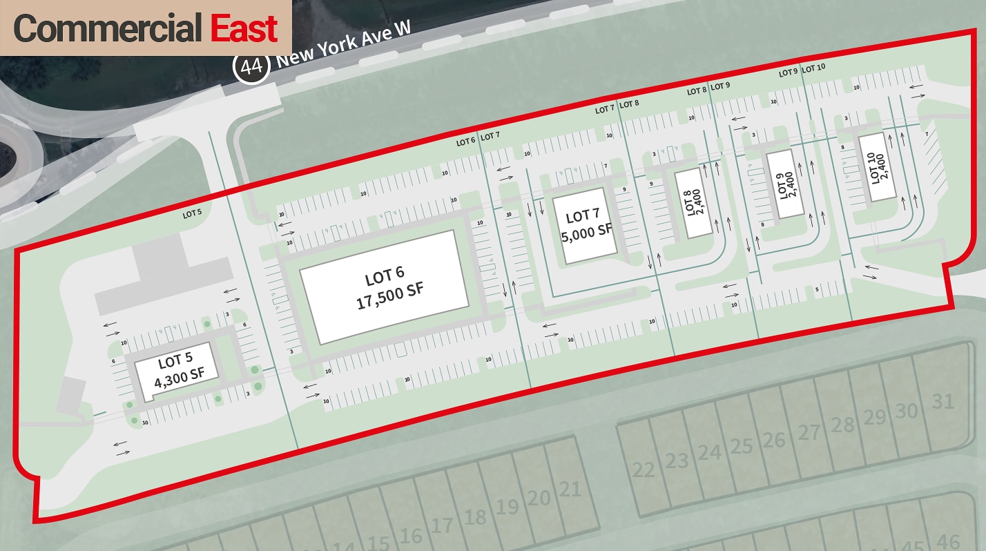 2190 New York W ave, Deland, FL à louer Plan de site– Image 1 sur 1