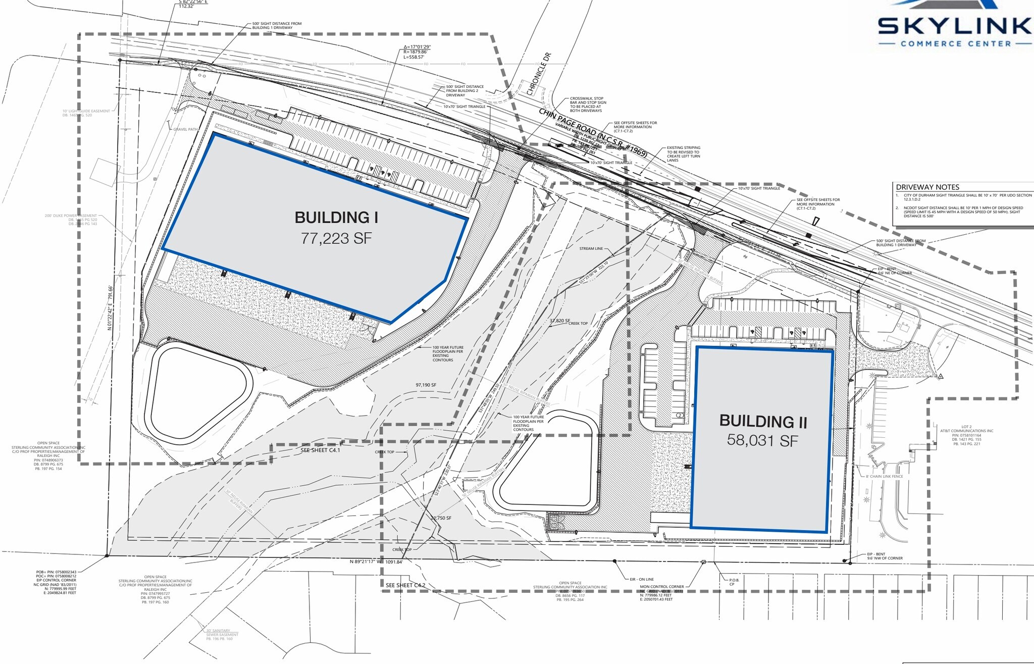 5500 Chin Page Rd, Durham, NC à louer Plan de site– Image 1 sur 5