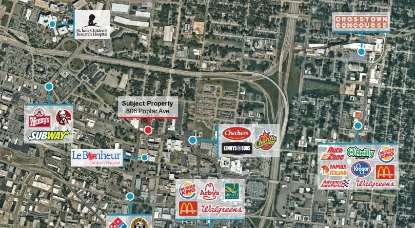 794 Poplar Ave, Memphis, TN à louer - Photo principale – Image 1 sur 1
