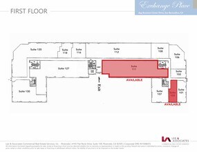 1845 Business Center Dr, San Bernardino, CA à louer Plan d’étage– Image 1 sur 1