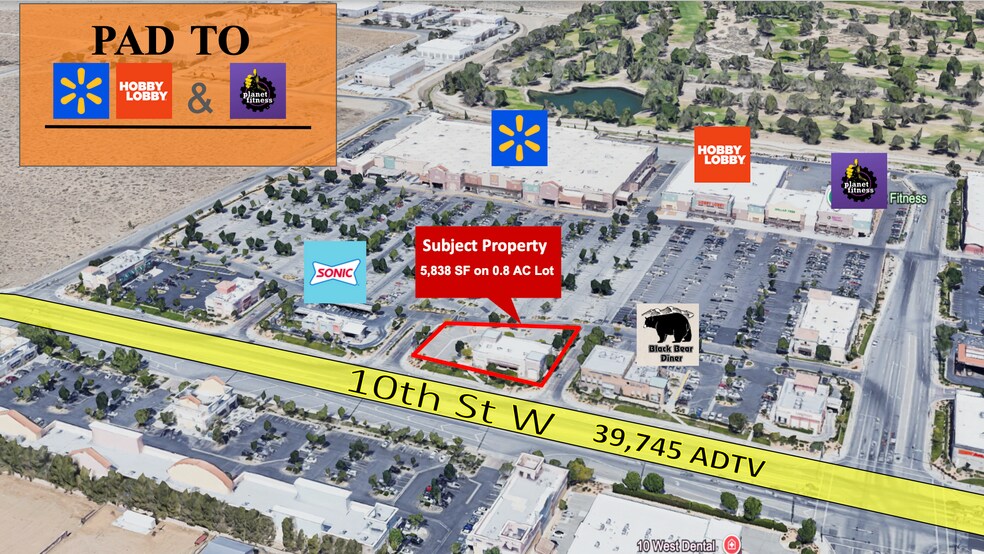 40038 10th St W, Palmdale, CA à vendre - Photo principale – Image 1 sur 6
