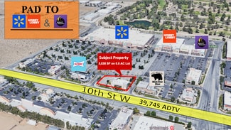 Plus de détails pour 40038 10th St W, Palmdale, CA - Local commercial à vendre