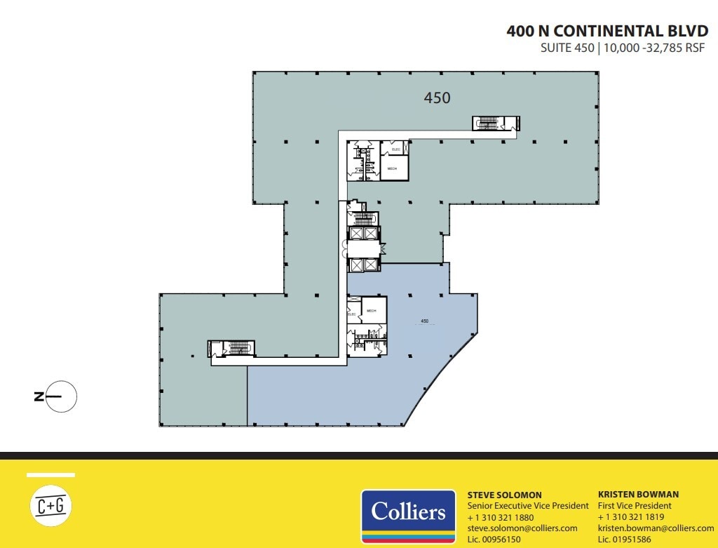 300 Continental Blvd, El Segundo, CA à louer Plan d’étage– Image 1 sur 1