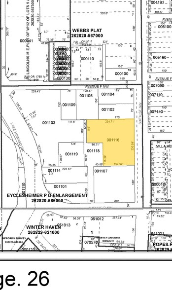 455 6th St NW, Winter Haven, FL à louer - Plan cadastral – Image 3 sur 20