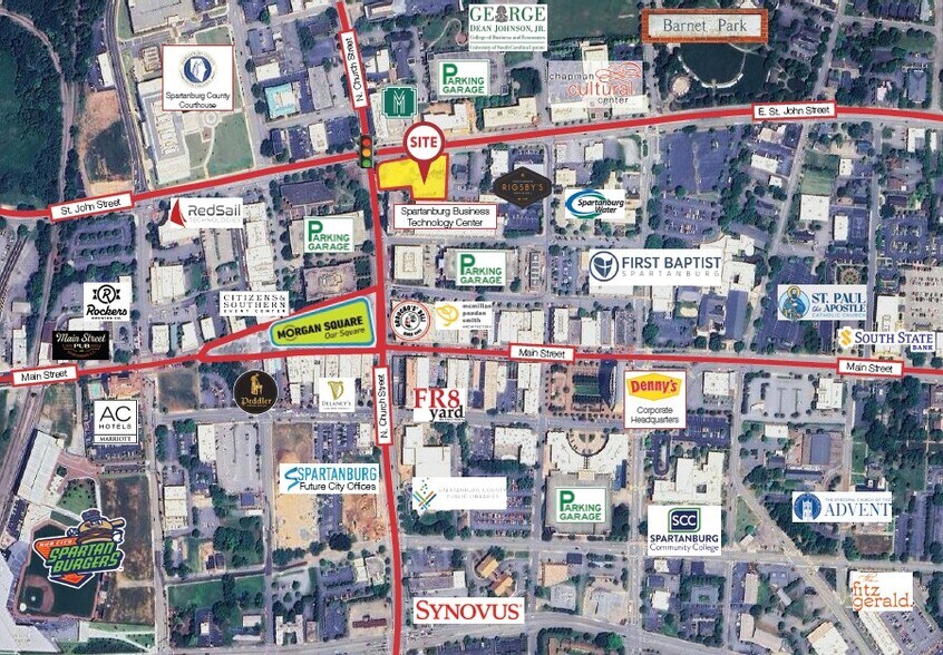 179 N Church St, Spartanburg, SC à vendre - Photo de l’immeuble – Image 2 sur 5