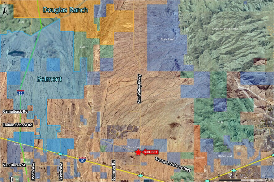 SEC McDowell Rd & Tonopah Salome Hwy, Buckeye, AZ à vendre - Aérien – Image 3 sur 4