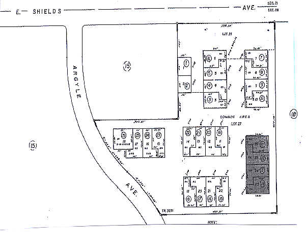 5748 E Shields Ave, Fresno, CA à louer - Plan cadastral – Image 2 sur 26