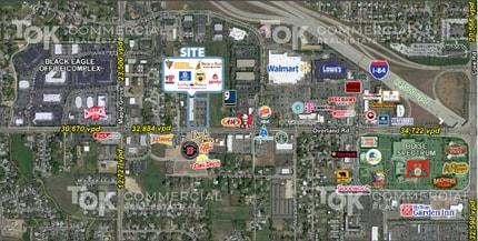 8610-8664 W Overland Rd, Boise, ID - VUE AÉRIENNE vue de carte