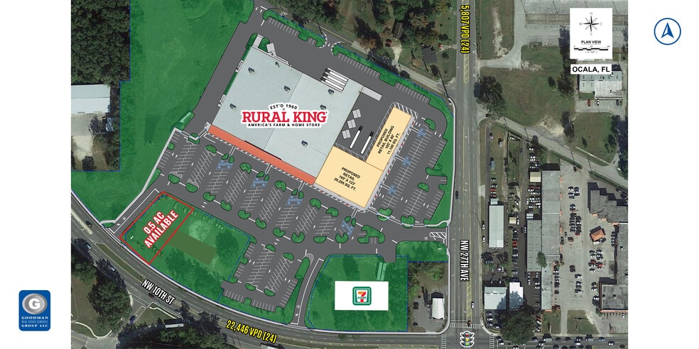 2999 NW 10th St, Ocala, FL à louer - Plan de site – Image 3 sur 3