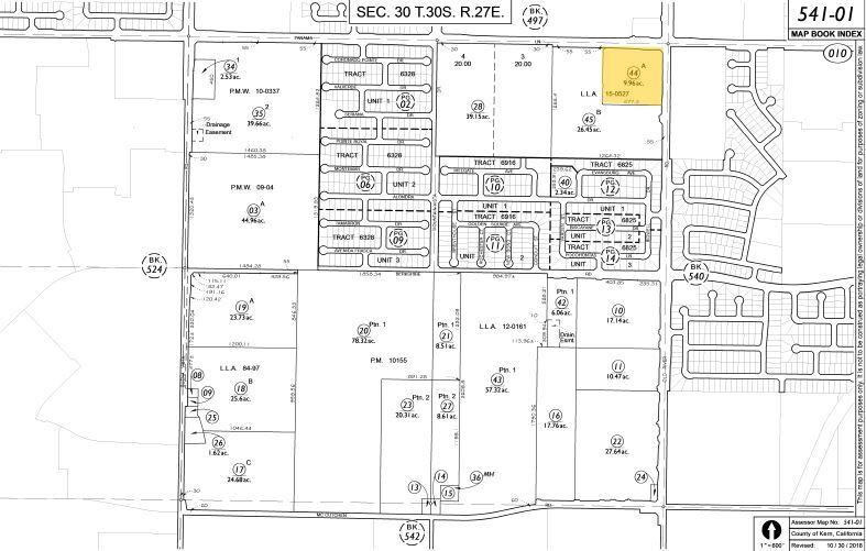 9847 Panama Ln, Bakersfield, CA à louer - Plan cadastral – Image 2 sur 5