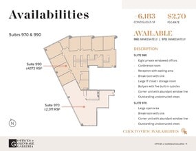 100 W Broadway, Glendale, CA à louer Plan d’étage– Image 1 sur 1