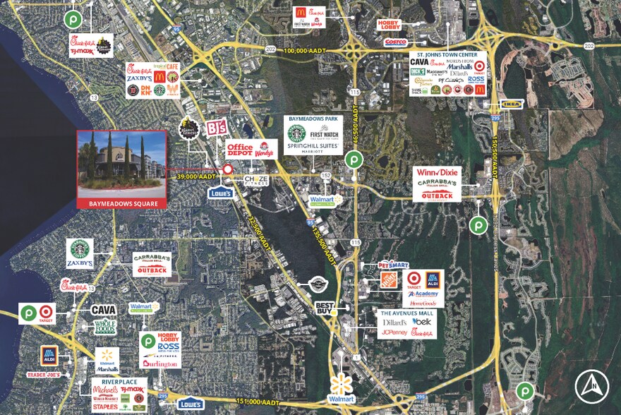 8060 Philips Hwy, Jacksonville, FL à louer - Aérien – Image 3 sur 4