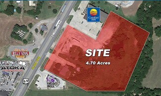 Plus de détails pour SE US 69 & SH3, Atoka, OK - Terrain à vendre