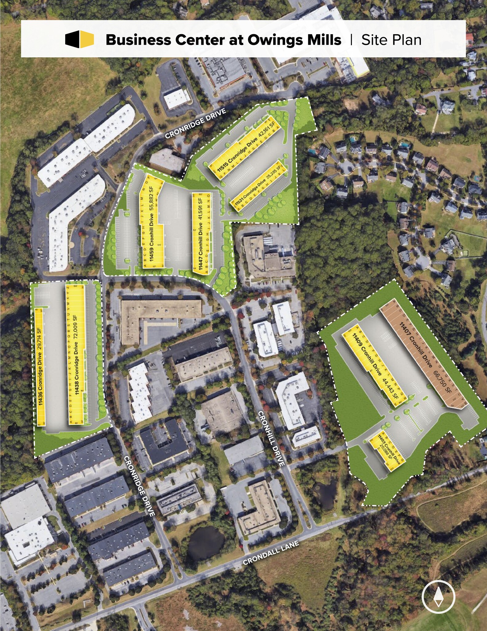 11438 Cronridge Dr, Owings Mills, MD à louer Plan de site– Image 1 sur 3