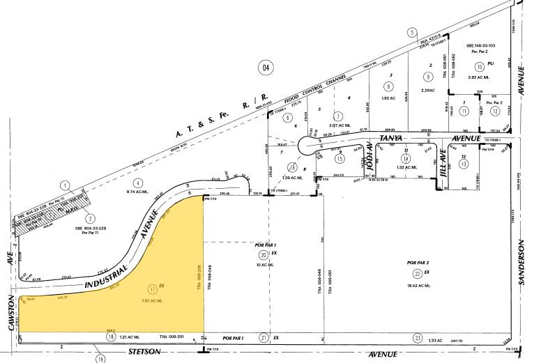 3875 Industrial Ave, Hemet, CA à vendre - Plan cadastral – Image 2 sur 5