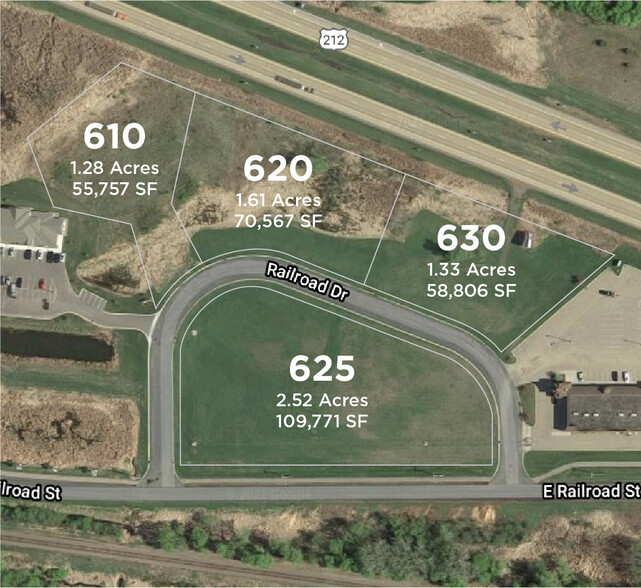 625 Railroad Dr, Norwood Young America, MN à vendre - Plan de site – Image 2 sur 8