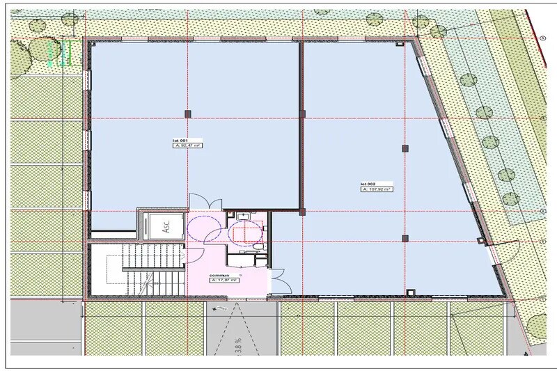 Bureau dans Montpellier à louer - Plan d’étage – Image 3 sur 4