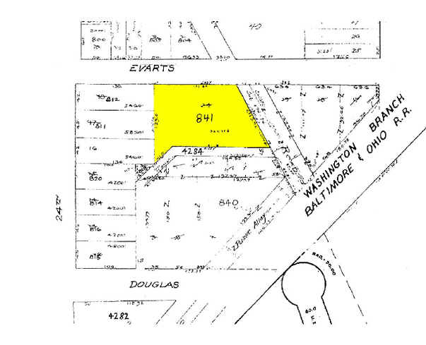 2417-2419 Evarts St NE, Washington, DC à louer - Plan cadastral – Image 2 sur 4