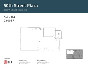 3925 W 50th St, Edina, MN à louer Plan d’étage– Image 1 sur 1