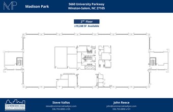 5620 University Pky, Winston-Salem, NC à louer Plan d’étage– Image 1 sur 6