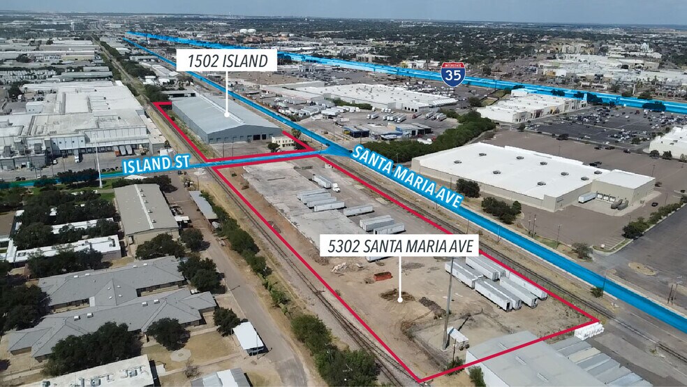 1502 Island St, Laredo, TX à louer - Aérien – Image 2 sur 6