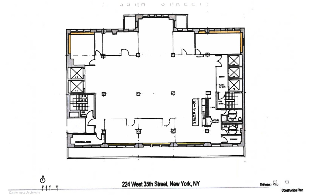 224 W 35th St, New York, NY à louer Plan d’étage– Image 1 sur 16