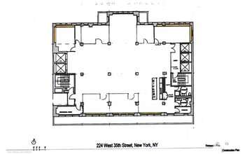 224 W 35th St, New York, NY à louer Plan d’étage– Image 1 sur 16